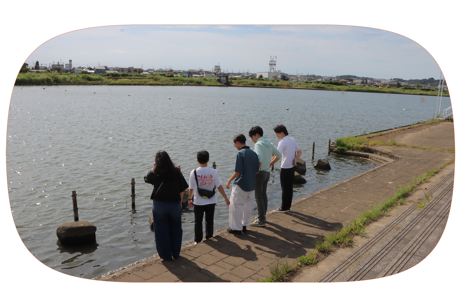 慶應義塾大学飯盛研究室スローシティプロジェクトの活動の様子